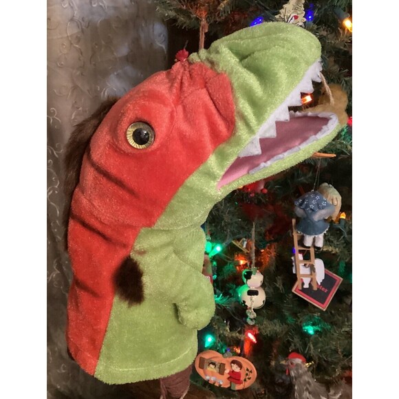Dinosaur Hand Puppet Lot 2 Aurora Plus 1 Unbranded T Rex Pretend Play Toys - Picture 8 of 16